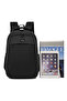 Durable Polyester Backpack Water Resistant Two Way Loader 17-inch Daypack with Built in USB Por - 6