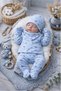 Baby Boy Cotton Newborn 5 Piece Hospital Discharge Set 0-3 Months