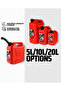 5L 10L 20L Auto Shut Off Gasoline Can Spill Proof Fuel Container Red EPA Certified - 3