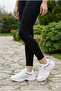 White Women's Sneaker - 3