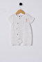 U.S. Polo Assn Baby Girl White Romper
