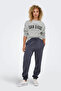 Onlsweat L/S Crew Oversiz a Gray Mel Women's Sweatshirt - 4