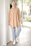 Mink Crew Neck Cold Thread Knitwear Tunic - 2