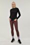 W-sn112 Thick Full Zip T Black Women's Tracksuit Top - 3