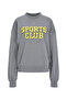 Jxrırı Loose Ls Crew Swea Gray Women's Sweatshirt
