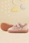 Bob Genuine Leather Powder Glitter Barefoot Velcro Elastic Baby Sneaker Shoes