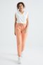 Melon High Waist Comfortable Form Wide Leg Women's Fleece Sweatpants with Pockets - 94623 - 6