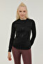 W-sn112 Thick Full Zip T Black Women's Tracksuit Top