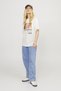 Jxpaige Loose Ss Tee Jrs Ecru Women's Short Sleeve T-Shirt - 5