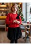 Girl's Soft Textured Big Bow Detailed Sparkling Skirt Set - 5