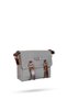 Design 01 Canvas - Leather Gray Messenger Bag - 2