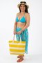 Summer Time Printed Women's Beach Bag with Zipper Mouth, Sea Bag - 2