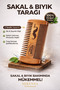 Natural Boxwood Wood Beard Mustache Comb Anti Static Offers Relaxing Calming Effect - 4