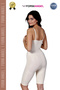 Women's Underbust Full Length Gathering Corset Skin Color - 7