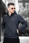 Bailey Water Resistant Slim Fit Men's Hooded Seasonal Coat Raincoat