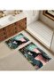 Amazing | Bathroom and Toilet Mat Cat Reading Newspaper Motif Modern Design | Mop - 2