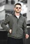 Bailey Water Resistant Slim Fit Men's Hooded Seasonal Coat Raincoat