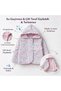 Anti-Sweat Reversible Girls' Raincoat 2-5 Years Old 100% Cotton Muslin Lined - 6