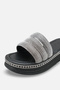 Cindy Three-Striped Stone Slippers - 4