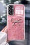 Galaxy A55 Case Shiny Happy Silicone Cover with Camera Protrusion and Shiny Figures - 2