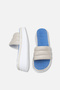 Cindy Three-Striped Stone Slippers - 3