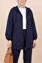 Zippered Hooded Combed Cotton Set -K.Laci - 3