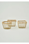 Fern Round Basket Natural (13,5X8 cm) - 4