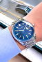 Men's Wristwatch 3 Atm Waterproof Silver Color Steel Band Elg208 - 4