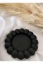 Decor/jewelry/candle holder Bubble Plate Black