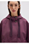 Hooded Purple Jacket Loose Fit / Relaxed Fit 1110014-70223 - 5