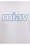 تي شيرت أبيض كبير الحجم مطبوع من Miav مقاس كبير / مقاس واسع 0611704 -620 - 7
