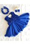 Cobalt Blue Baby Dress Evening Dress