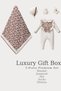 Luna Leopard Eid Outfit Baby Girl Knitwear Set – Baby Girl Blanket Gift Set - Cream - 5
