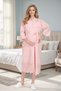 New Season Powder Linen Dressing Gown Special Design Cotton Maternity Dressing Gown, Nightgown Set of 2 - 5