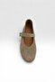 Women's Real Leather S Suede Ballet Flats - 8