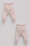 All Time Girl Double Baby Pants Dried Rose