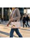 Women's Mink Teddy Bear Box Model Hand and Shoulder Bag - 2