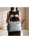 Women's Bag Faux Leather Bag with Accessories Women's Bag Woven Bag Stylish Bag Suitable for Daily Use - 4