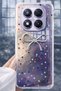 Redmi Note 14 Pro 4g Case with Camera Protrusion, Shiny Happy Silicone Cover with Glossy Figure