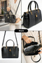 Women's Lock Detailed 3-Compartment Long Strap Hand & Shoulder Bag with New Season Accessories (29X20 cm) - 2