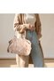 Women's Mink Plush Medium Size Soft Casual Model Hand and Shoulder Bag with Handles and Straps - 2