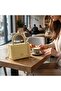 Women's Yellow Mini Box Handbag with Side Cross Strap and Handle Modern Stylish Women's Bags - 2