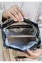 WOMEN'S BLACK 4-COMPARTMENT HAND AND SHOULDER BAG - 2