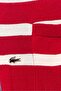 Women Mock Neck Stripe Sweater, Red - 5