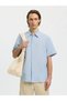 Bluse aus Leinengemisch Regular Fit