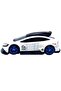 Toyota Prius Custom 2026 60/250 1/10 Hw J-Imports Drift Prius with Blue Wheels - 2