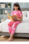 Heart Print T-Shirt and Pyjama Set - 6