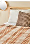 Noah Cotton Double Scottish Blanket Brown (200X220 cm) - 2