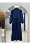 Zenessa Cupra Modal Bolero Dress-Na2375 Navy Blue - 6
