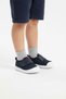 Hugo Air Mesh and Leather Detailed Baby Boy Shoes Navy Blue - 2